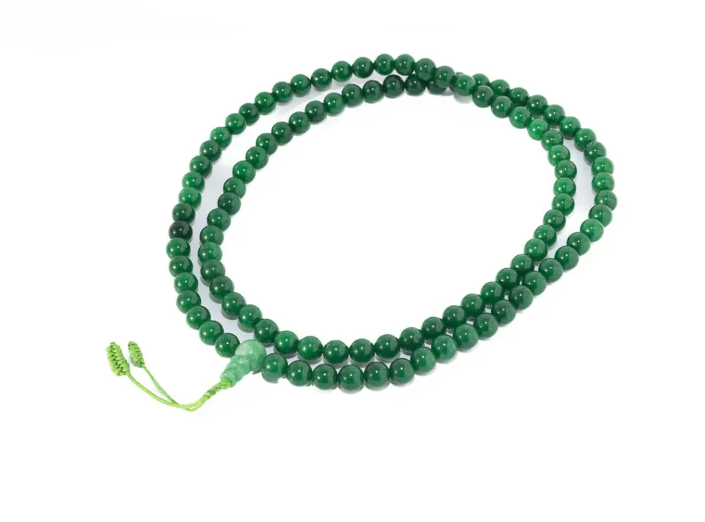 mala de malaquita verde vivirnepal.com